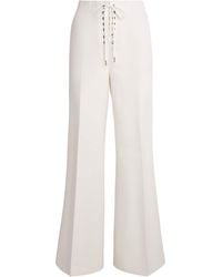 Polo Ralph Lauren - Cotton-Wool Beaton Lace-Up Trousers - Lyst
