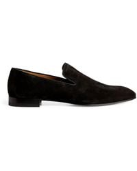 Christian Louboutin - Dandelion Flat Veau Velour Loafers - Lyst
