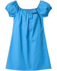 Miu Miu - Cotton Poplin Mini Dress - Lyst