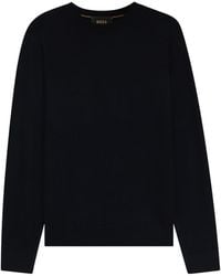 BOSS - Wool-Silk-Cashmere Sweater - Lyst