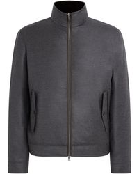 Yves Salomon - Virgin Wool-Silk Bomber Jacket - Lyst