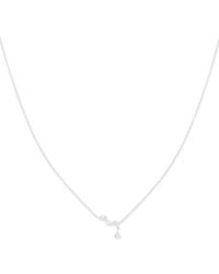 Astrid & Miyu - And Diamond Drop Pendant Necklace - Lyst