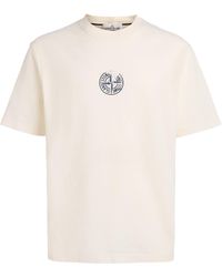 Stone Island - Cotton Vertical Compass T-Shirt - Lyst