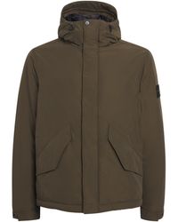 Stone Island - Down Micro Twill Short Parka - Lyst