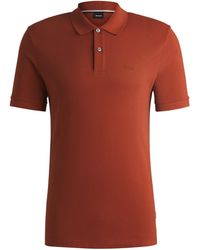 BOSS - Organic Cotton Pallas Polo Shirt - Lyst