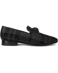 Kurt Geiger - Leather Woven Ace Loafers - Lyst