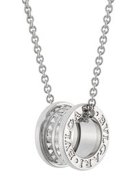BVLGARI - Silver And Steel Save The Children Necklace - Lyst