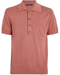 Frescobol Carioca - Cotton Waffle-knit Polo Shirt - Lyst
