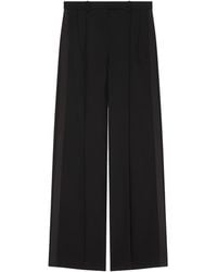 Givenchy - Wool-Mohair Wide-Leg Trousers - Lyst