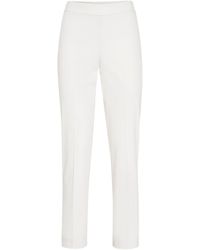 Brunello Cucinelli - Stretch-cotton Twill Tailored Trousers - Lyst