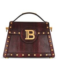 Balmain - Leather B-buzz Dynasty Shoulder Bag - Lyst