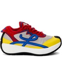 Loewe - Leather Pogo Sneakers - Lyst