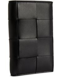 Bottega Veneta - Leather Intreccio Bifold Wallet - Lyst