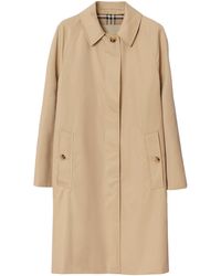 Burberry - Gabardine Camden Car Coat - Lyst