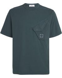 Stone Island - Cotton Compass Pocket T-Shirt - Lyst