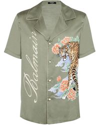 Balmain - Tiger Print Shirt - Lyst
