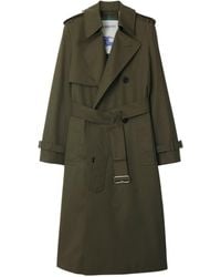 Burberry - Cotton-blend Trench Coat - Lyst