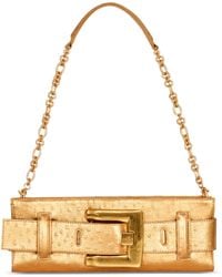 Balmain - Leather Anthem Clutch Bag - Lyst