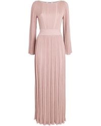 Valentino - Knit Metallic Maxi Dress - Lyst