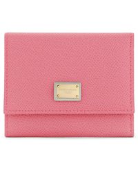 Dolce & Gabbana - Leather Dauphine Flap Wallet - Lyst