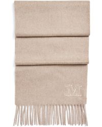 Max Mara - Cashmere Monogram Scarf - Lyst