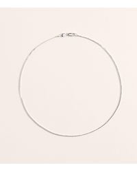 Astrid & Miyu - Sterling Essential Box Chain Necklace - Lyst
