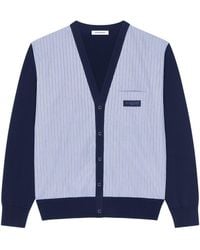 Givenchy - Cotton Panelled Cardigan - Lyst