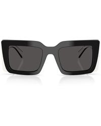 Prada - Pr D01S Rectangle Sunglasses - Lyst