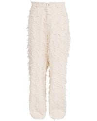 Séfr - Fringed Nikos Wide-Leg Jeans - Lyst