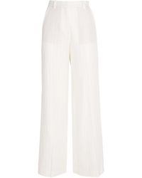 Maje - Stripe Wide-Leg Trousers - Lyst