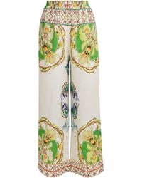 Lug Von Siga - Printed Madison Wide-Leg Trousers - Lyst