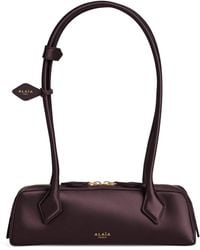 Alaïa - Small Satin Le Teckel Shoulder Bag - Lyst
