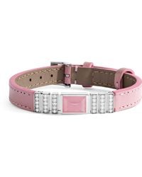 Marli New York - Diamond And Nappa Leather Unii Bracelet - Lyst