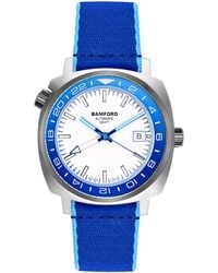BAMFORD LONDON - Stainless Steel Gmt Summer +2 Watch - Lyst