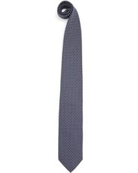Pal Zileri - Silk Geometric Jacquard Tie - Lyst