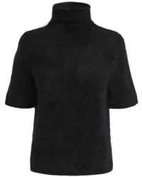 Soft Goat - Brushed Cashmere Short-Sleeve Sweater - Lyst