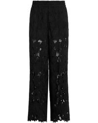 AllSaints - Charli Embroidered Trousers - Lyst