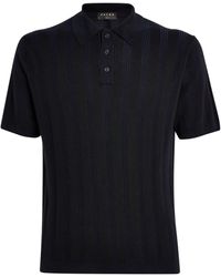 FALKE - Shadow Stripe Polo Shirt - Lyst
