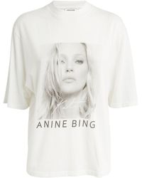 Anine Bing - Cotton Avi T-shirt - Lyst