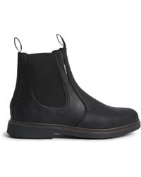Barbour - Leather Hale Chelsea Boots - Lyst