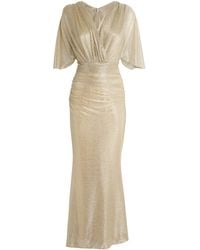 Talbot Runhof - Metallic Tulle Gown - Lyst