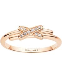 Chaumet - And Diamond Jeux De Liens Ring - Lyst