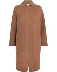 Eleventy - Wool Collared Coat - Lyst