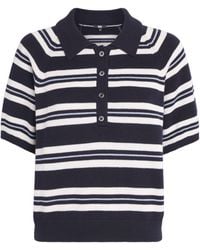 PAIGE - Stripe Birch Polo Top - Lyst