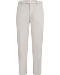 Brunello Cucinelli - Stretch-Cotton Garment-Dyed Trousers - Lyst