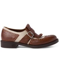 Miu Miu - X Church's Leather Shanghai Brogues - Lyst