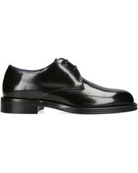 Burberry - Leather Derby Shoes - Lyst