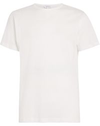 Sunspel - Cotton Mesh Cellular Crew-Neck T-Shirt - Lyst