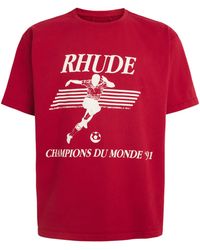 Rhude - Cotton Set Piece T-Shirt - Lyst