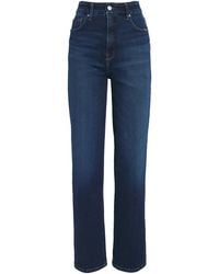 GOOD AMERICAN - Soft Tech Good True Straight Jeans - Lyst